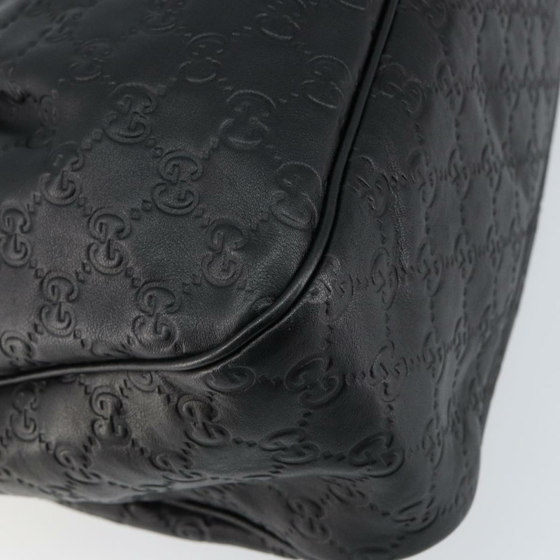 【日本直送】GUCCI GG帆布Guccissima托特包 皮革 黑色 金色 296835 正品 am9501V-16