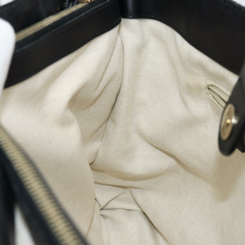 【日本直送】GUCCI GG帆布Guccissima托特包 皮革 黑色 金色 296835 正品 am9501V-20