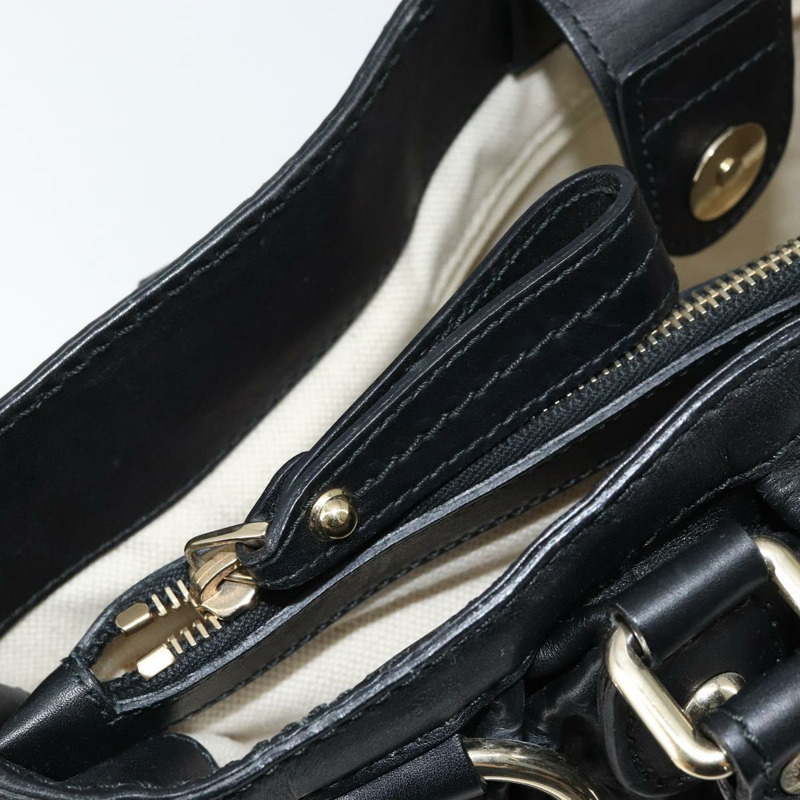 【日本直送】GUCCI GG帆布Guccissima托特包 皮革 黑色 金色 296835 正品 am9501V-22