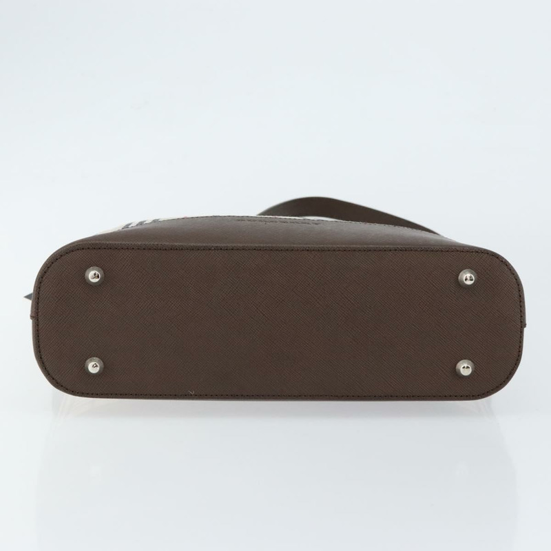 【日本直送】BURBERRY Nova 格紋單肩包帆布皮革米色銀色正品 am9486V-4