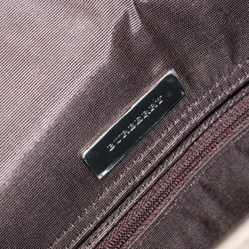 【日本直送】BURBERRY Nova 格紋單肩包帆布皮革米色銀色正品 am9486V-10