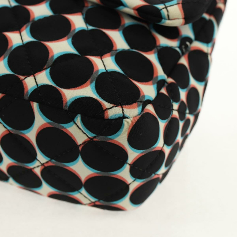 【日本直送】香奈兒 Matelasse 25 鏈條肩背包 尼龍材質 黑色 銀色 CC 標誌 Auth 140364M-15