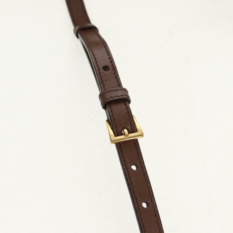 【日本直送】PRADA Flower Canapa PM 手袋 帆布 2way 紫金 正品 128519M-14