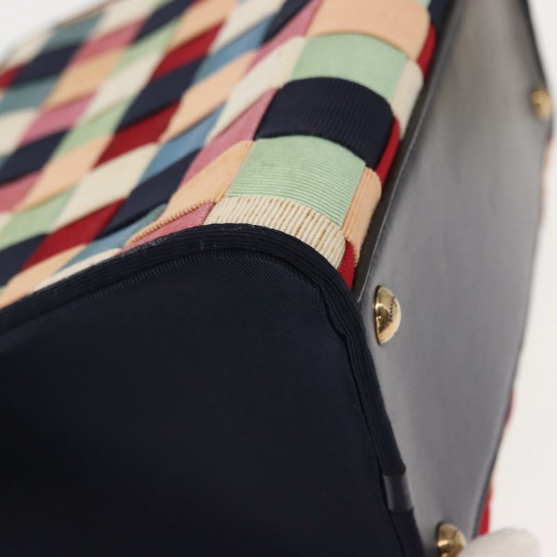 【日本直送】Salvatore Ferragamo 手提包 帆布 2way 多色 金色 Auth 130836V-17