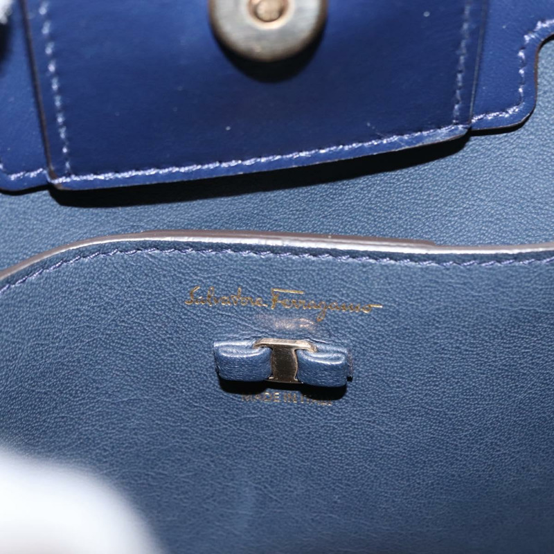 【日本直送】Salvatore Ferragamo 手提包 帆布 2way 多色 金色 Auth 130836V-20