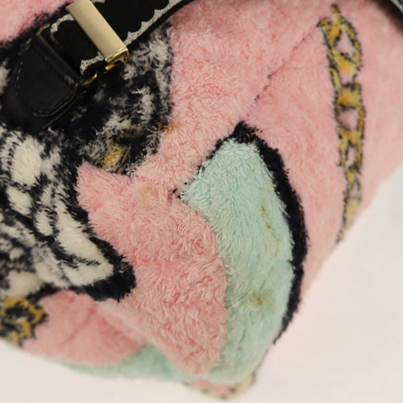 【日本直送】香奈兒 (CHANEL) 絎縫 COCO 標誌雙肩包，粉紅色金色 X 標誌，貨號 138517M-19