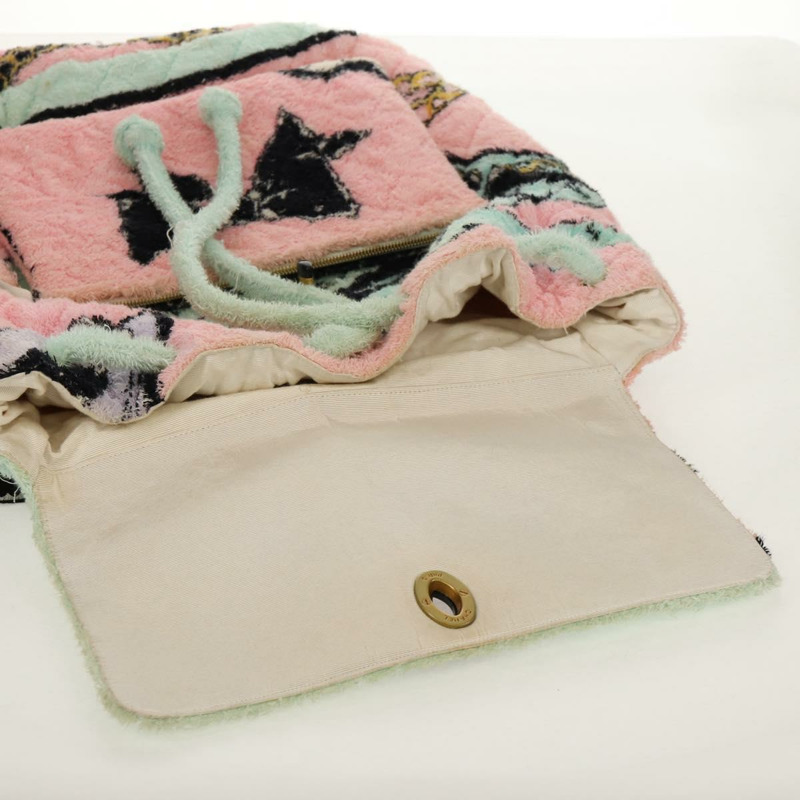 【日本直送】香奈兒 (CHANEL) 絎縫 COCO 標誌雙肩包，粉紅色金色 X 標誌，貨號 138517M-27