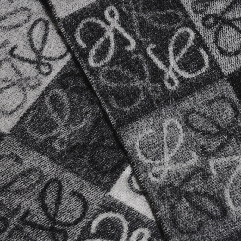 LOEWE 精選暢銷款羊毛/喀什米爾圍巾-4