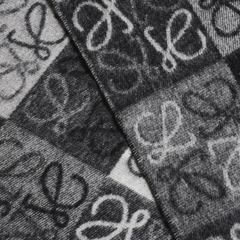 LOEWE 精選暢銷款羊毛/喀什米爾圍巾-5