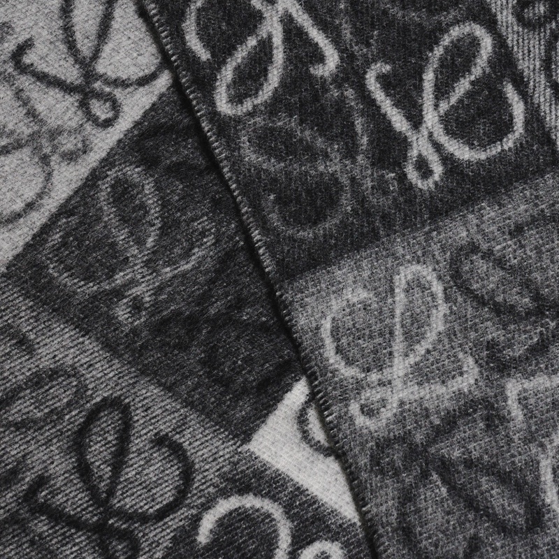 LOEWE 精選暢銷款羊毛/喀什米爾圍巾-6