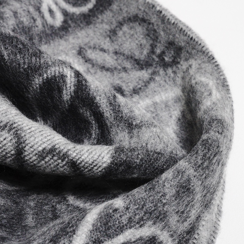 LOEWE 精選暢銷款羊毛/喀什米爾圍巾-12