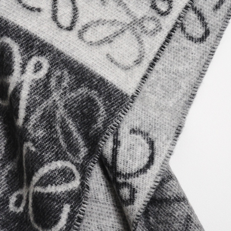 LOEWE 精選暢銷款羊毛/喀什米爾圍巾-13