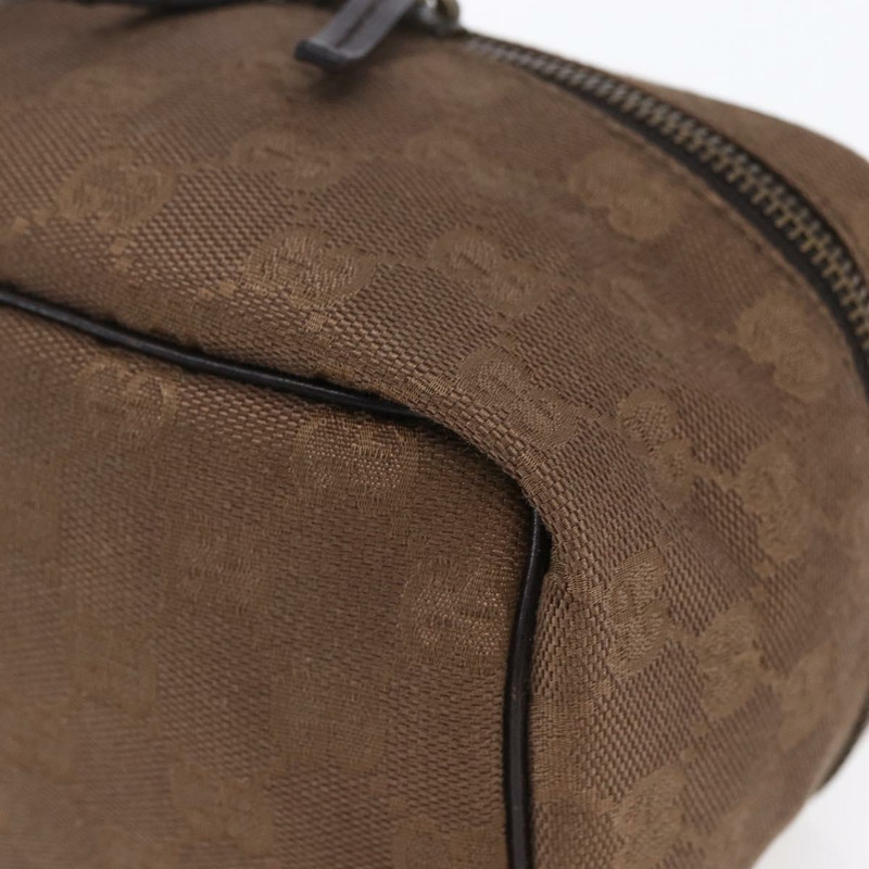 【日本直送】GUCCI GG帆布化妝包 棕色 106646 Auth am9547V-8