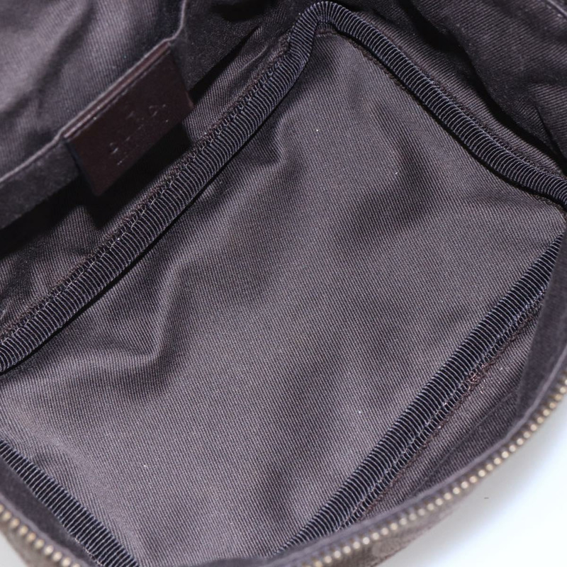 【日本直送】GUCCI GG帆布化妝包 棕色 106646 Auth am9547V-10