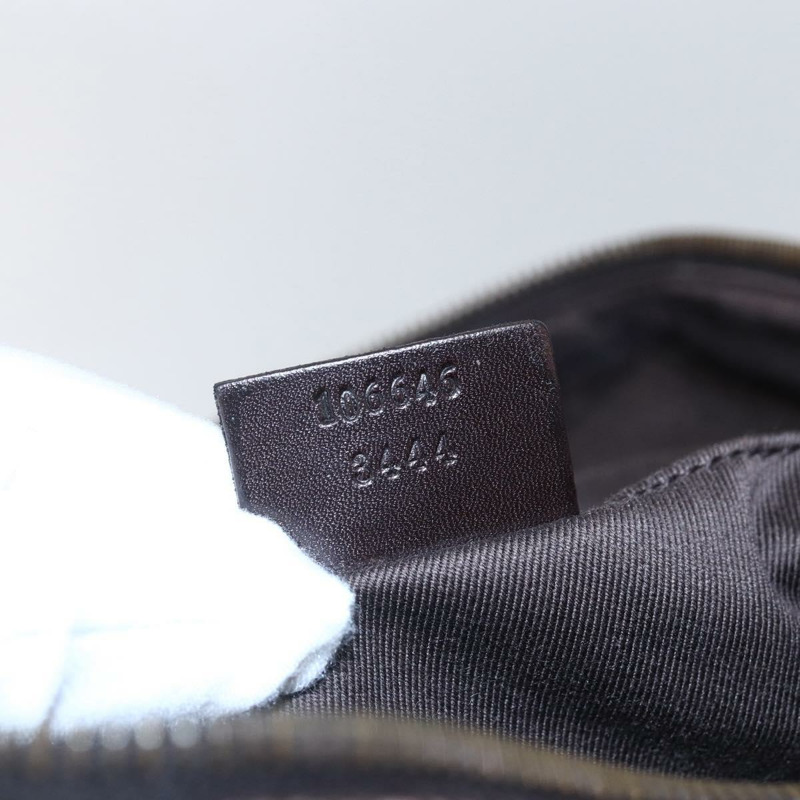 【日本直送】GUCCI GG帆布化妝包 棕色 106646 Auth am9547V-11
