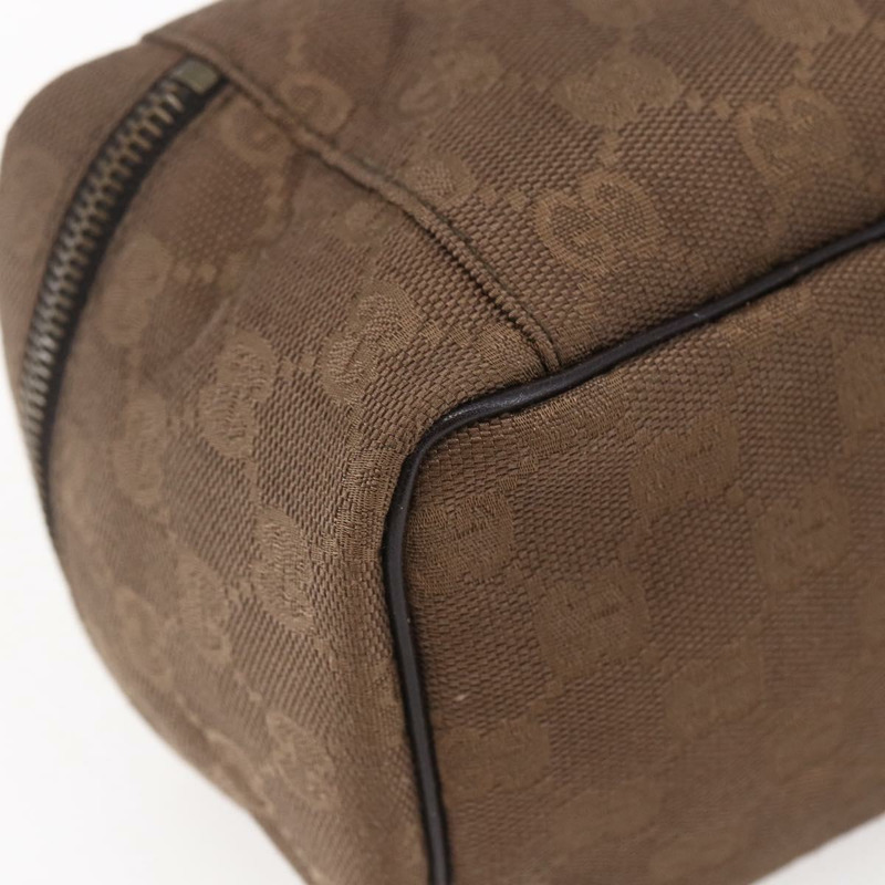 【日本直送】GUCCI GG帆布化妝包 棕色 106646 Auth am9547V-15