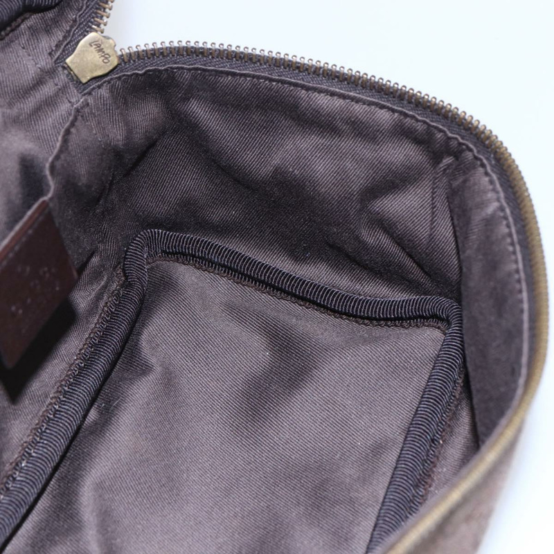 【日本直送】GUCCI GG帆布化妝包 棕色 106646 Auth am9547V-18