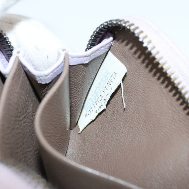 【日本直送】BOTTEGA VENETA INTRECCIATO 零皮夾皮革粉紅正品 am9574V-11