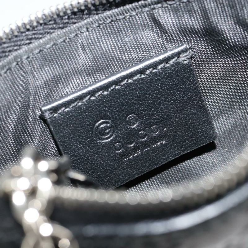【日本直送】GUCCI Micro Guccissima 黑色真皮零錢包 544476 正品 am9573V-17