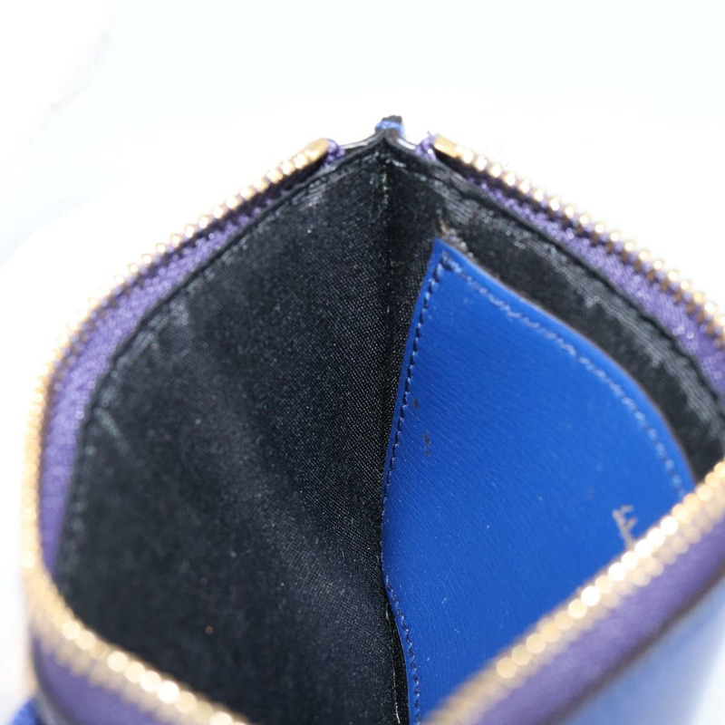 【日本直送】Salvatore Ferragamo 卡包零錢包 皮革 藍色 正品 am9516V-18