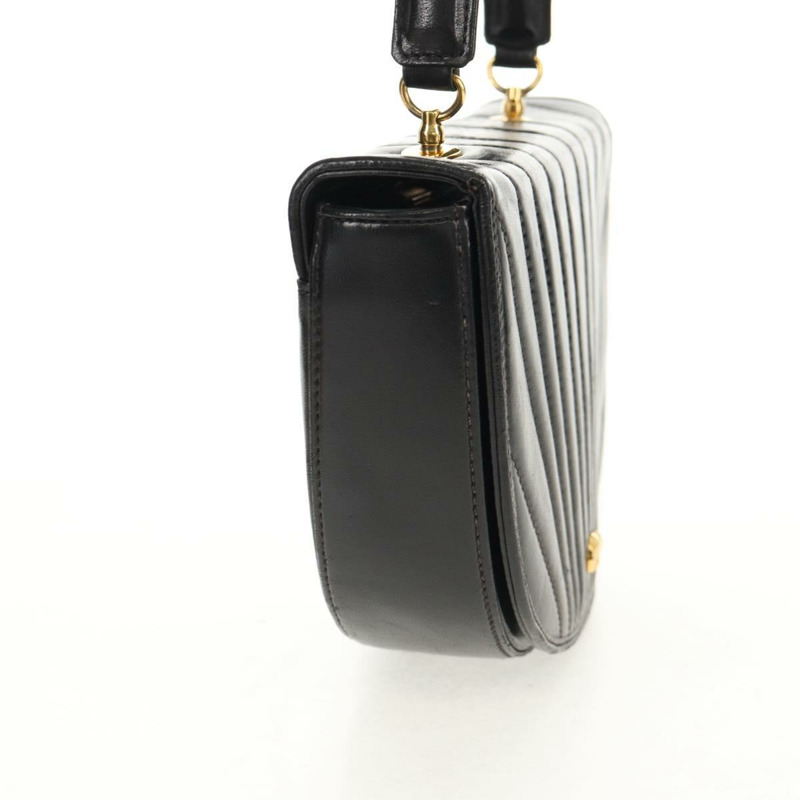 【日本直送】蒂芬妮 (TIFFANY&Co.) 手提包,皮革材質,黑色金色雙肩包,正品 am9561V-4