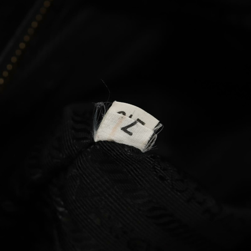 【日本直送】PRADA 尼龍雙肩手提包 黑色 金色 Auth am9517V-27