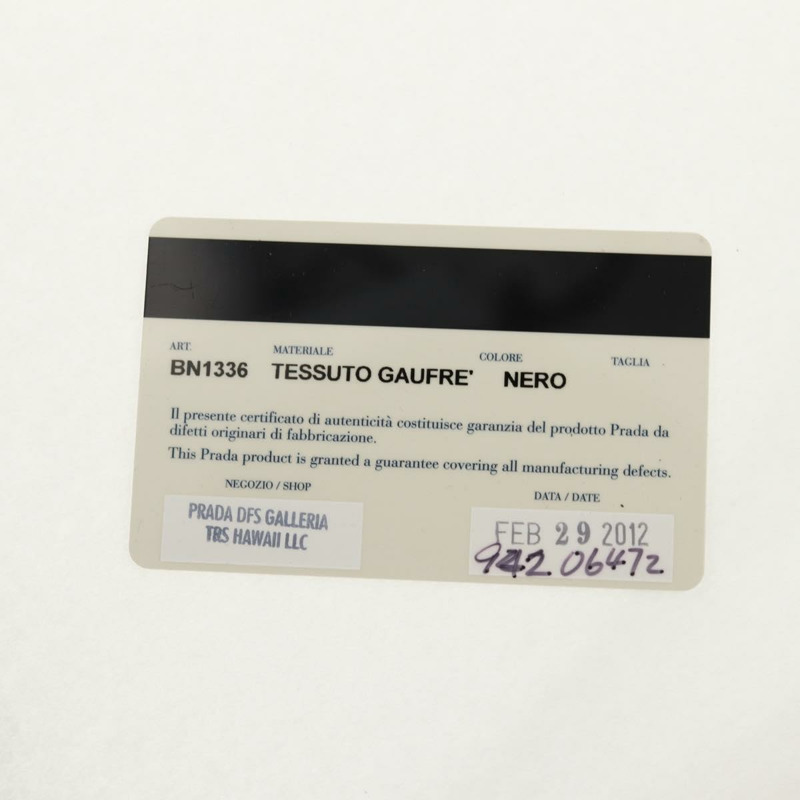 【日本直送】PRADA 尼龍雙肩手提包 黑色 金色 Auth am9517V-29