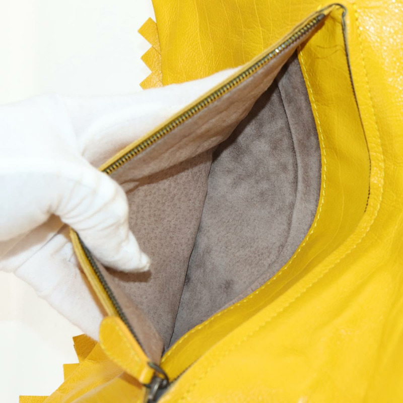 【日本直送】BOTTEGA VENETA INTRECCIATO 皮革肩背包 黃色 239897 Auth am9513V-17