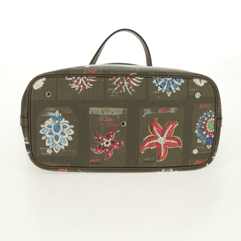 【日本直送】寶格麗 (BVLGARI) 手袋 皮革 PVC 灰色銀色 正品 BA7359V-9