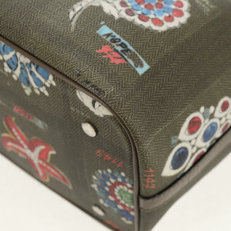 【日本直送】寶格麗 (BVLGARI) 手袋 皮革 PVC 灰色銀色 正品 BA7359V-11