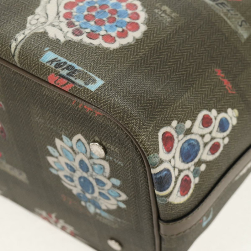 【日本直送】寶格麗 (BVLGARI) 手袋 皮革 PVC 灰色銀色 正品 BA7359V-13