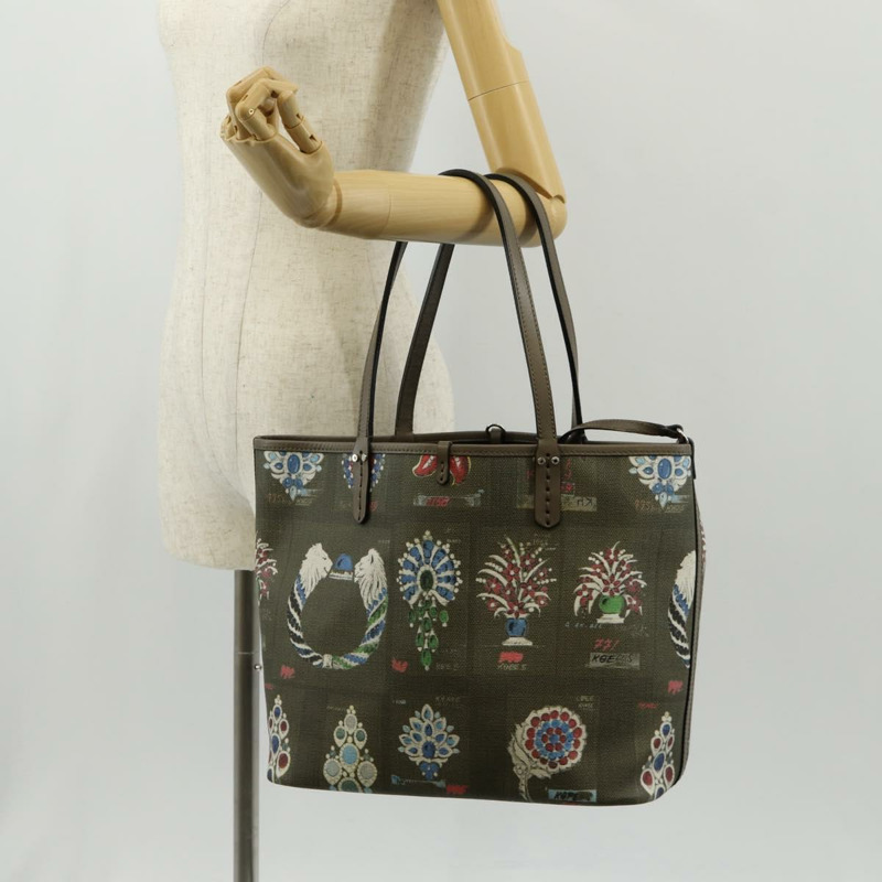 【日本直送】寶格麗 (BVLGARI) 手袋 皮革 PVC 灰色銀色 正品 BA7359V-24