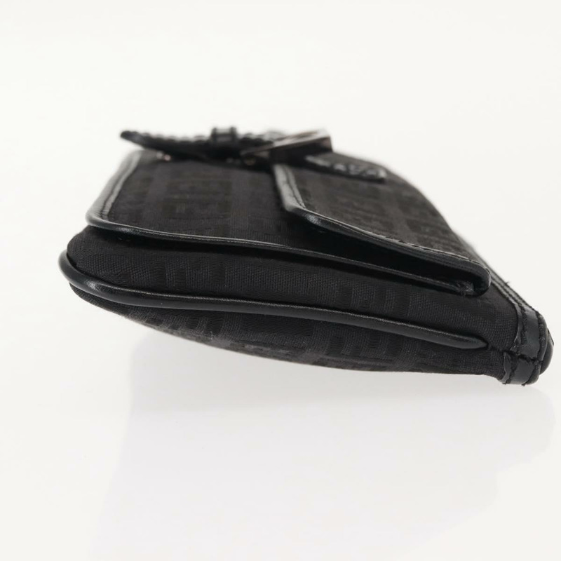 【日本直送】FENDI Zucchino帆布手拿包 黑色 銀色 正品 148781V-2