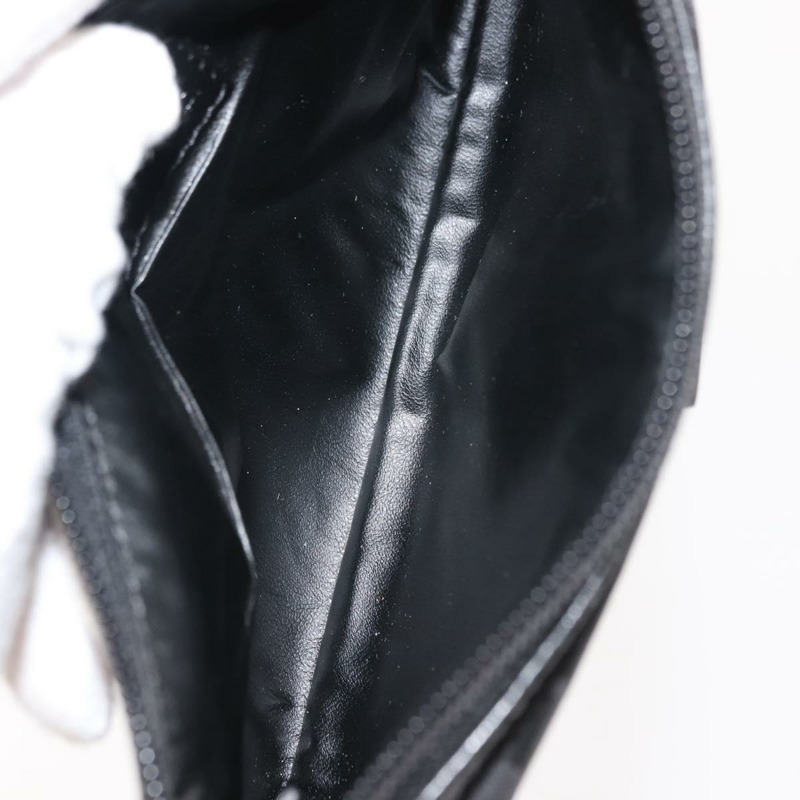 【日本直送】FENDI Zucchino帆布手拿包 黑色 銀色 正品 148781V-9