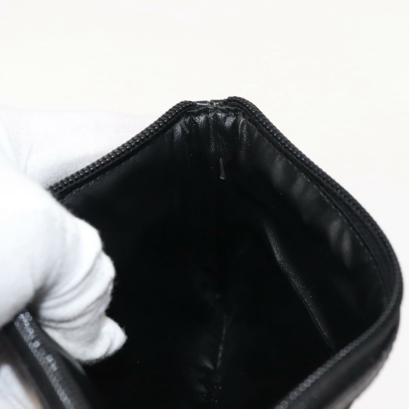 【日本直送】FENDI Zucchino帆布手拿包 黑色 銀色 正品 148781V-18