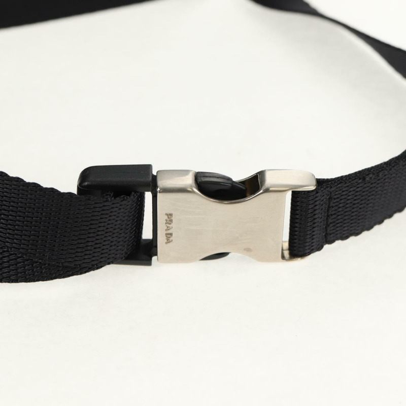 【日本直送】PRADA 雙肩包 尼龍 黑色 銀色 正品 149300V-12