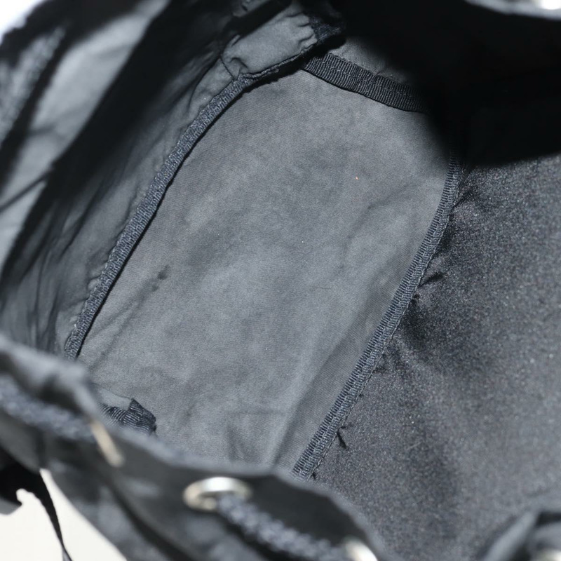 【日本直送】PRADA 雙肩包 尼龍 黑色 銀色 正品 149300V-28