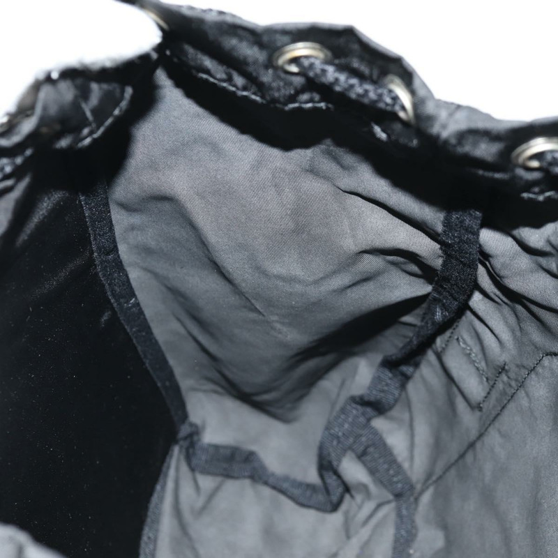 【日本直送】PRADA 雙肩包 尼龍 黑色 銀色 正品 149300V-30