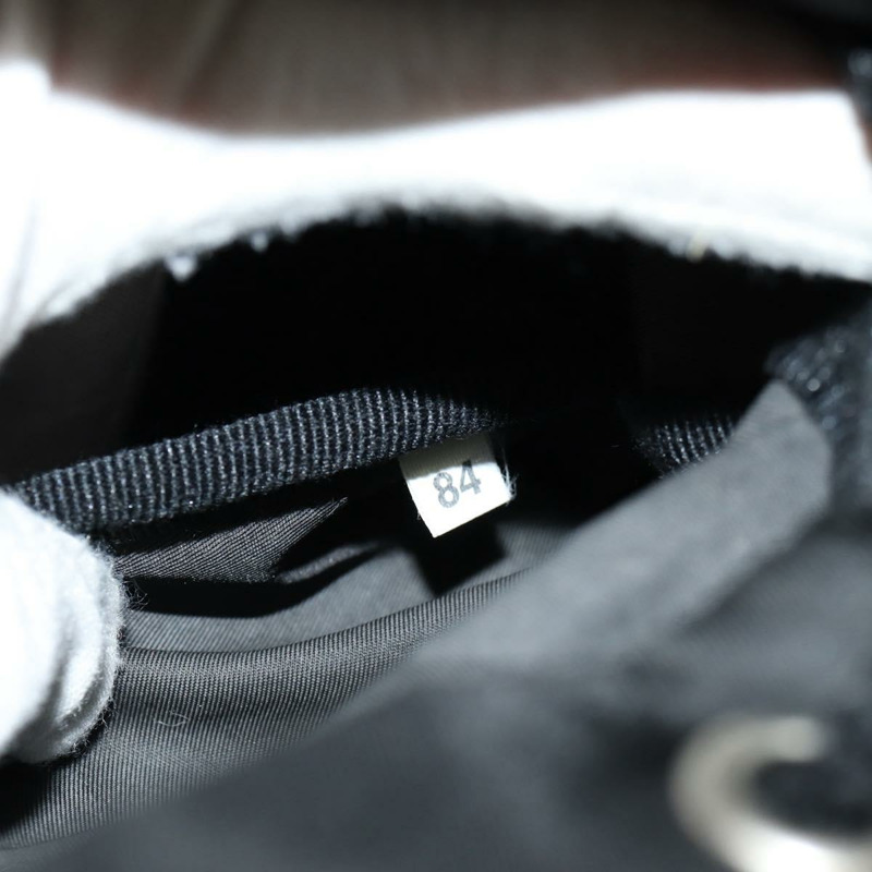 【日本直送】PRADA 雙肩包 尼龍 黑色 銀色 正品 149300V-31