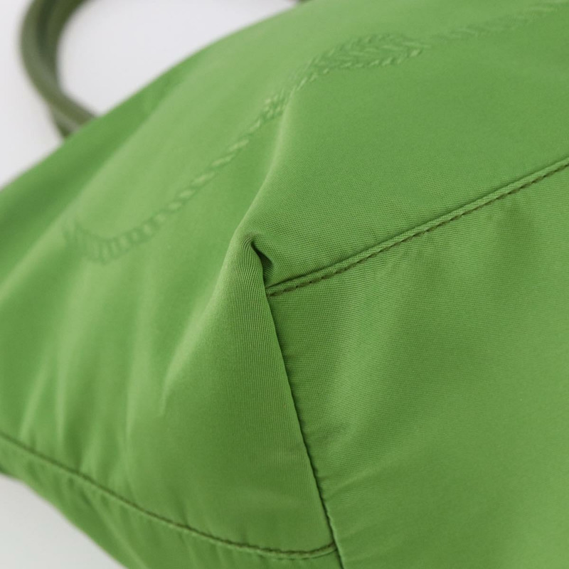 【日本直送】PRADA 尼龍綠金色手提包 正品 148794V-13