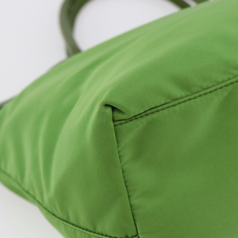 【日本直送】PRADA 尼龍綠金色手提包 正品 148794V-15