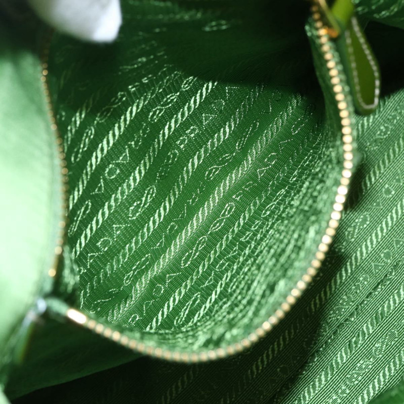 【日本直送】PRADA 尼龍綠金色手提包 正品 148794V-21