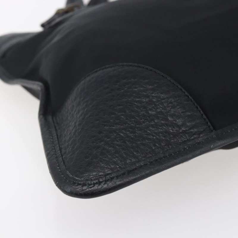【日本直送】PRADA 尼龍皮革黑色金色托特包 Auth 148786V-15