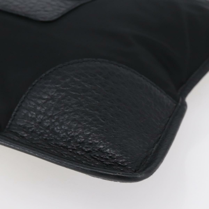 【日本直送】PRADA 尼龍皮革黑色金色托特包 Auth 148786V-16