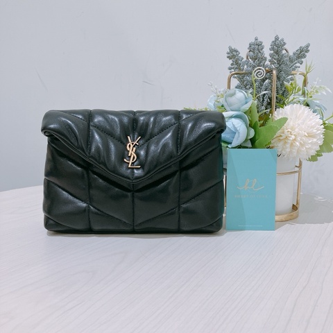 TK1877  Saint Laurent 聖羅蘭絎逢迷你手拿包Loulou Pouch With Card Holder