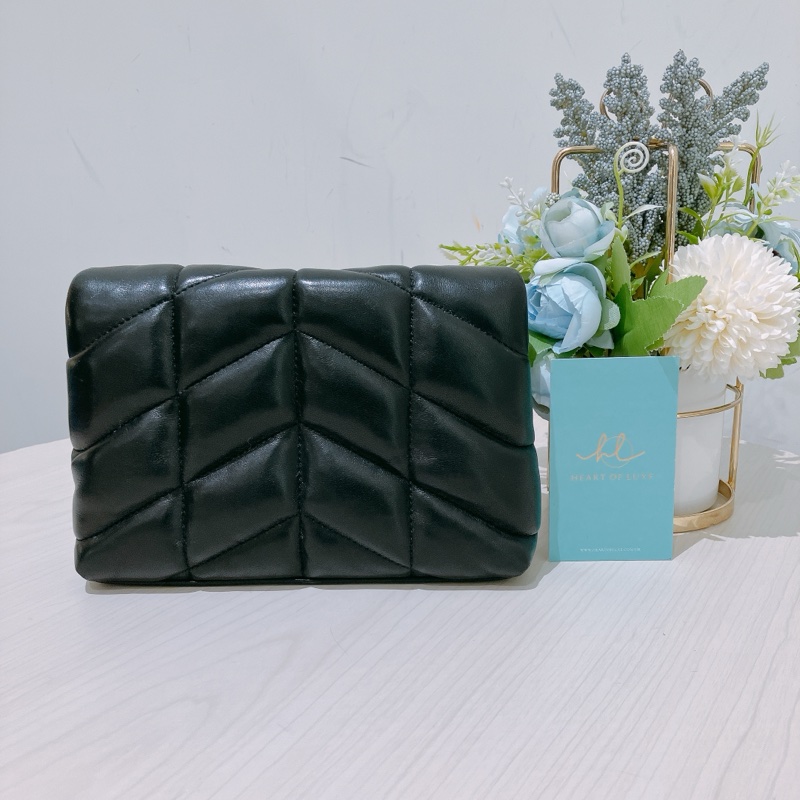 TK1877 Saint Laurent 聖羅蘭絎逢迷你手拿包Loulou Pouch With Card Holder-1