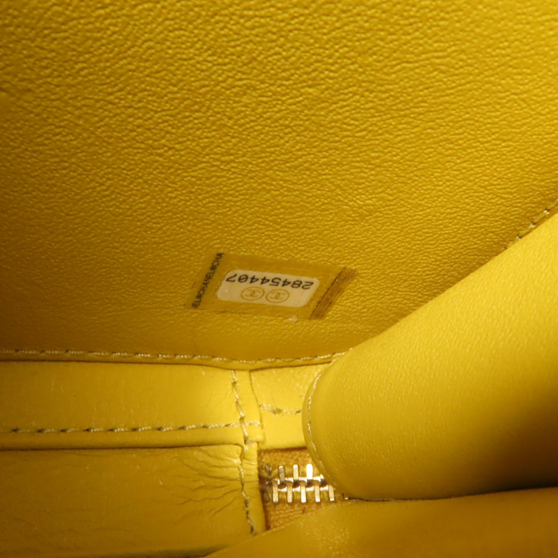 CHANEL 牛皮皮革Vanity Case金扣手挽肩背兩用袋-9