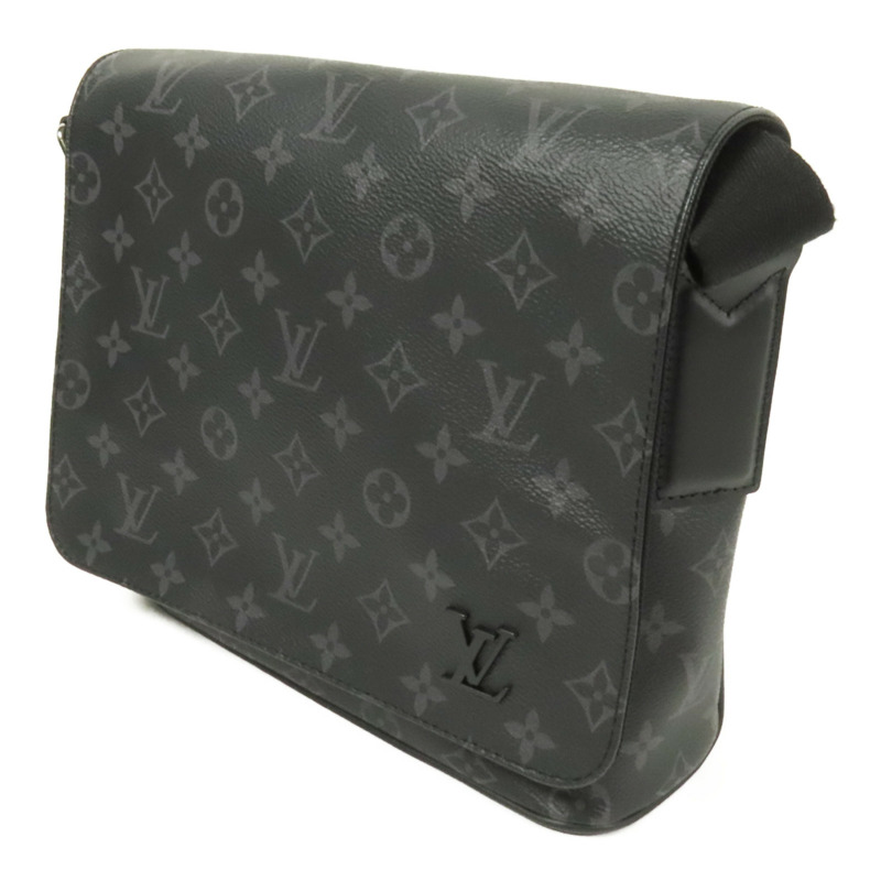 LOUIS VUITTON Monogram Eclipse District PM肩背袋-2