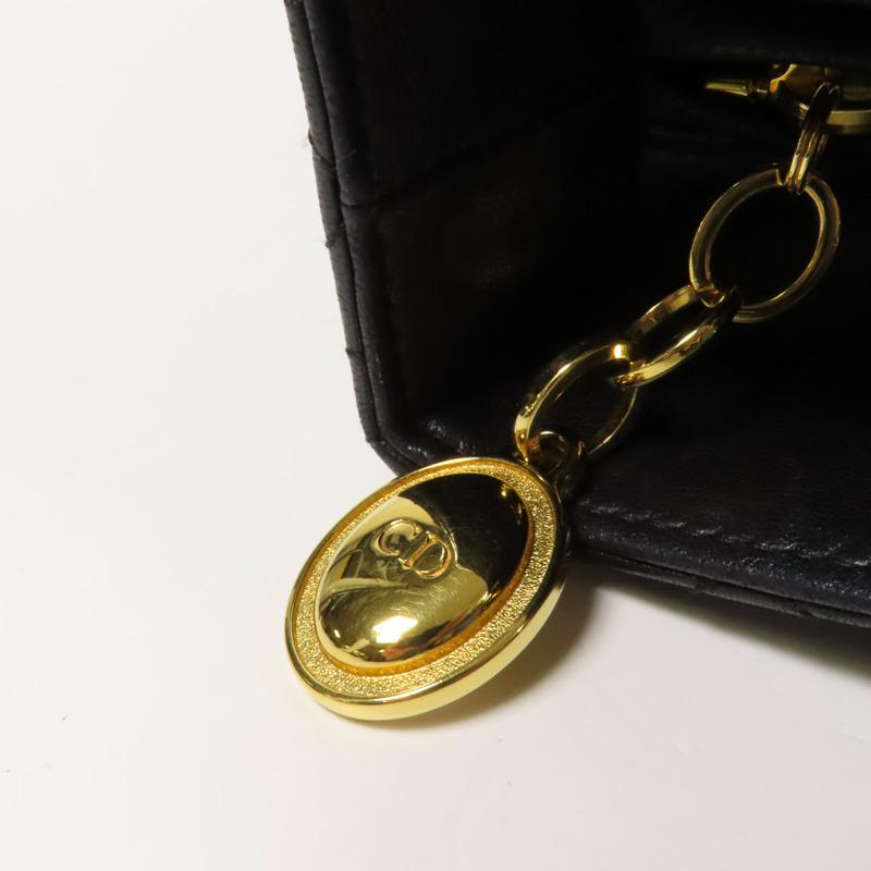 Dior 羊皮皮革Lady Dior Large金扣手挽袋-7