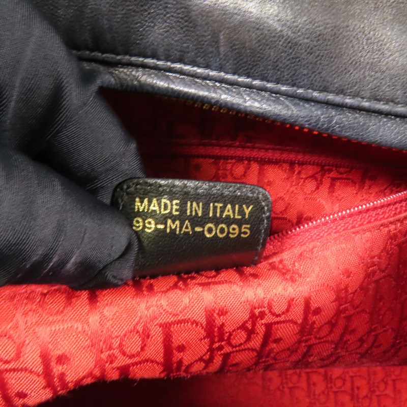 Dior 羊皮皮革Lady Dior Large金扣手挽袋-9